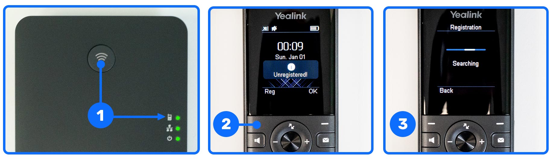 Yealink W73P VoIP Phone pairing additional handset