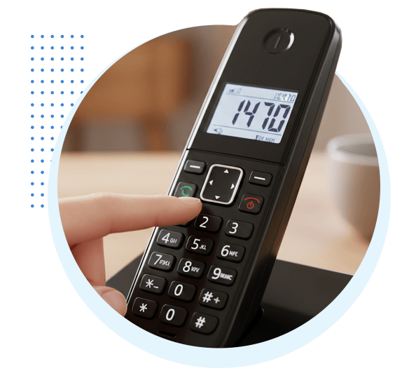 Temporarily show your number by dialing 1470 before the number you want to call.