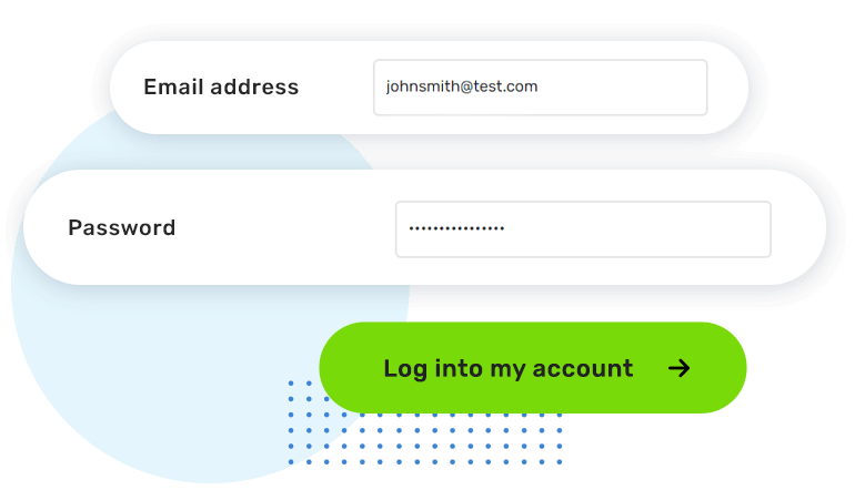 Easily log into your account