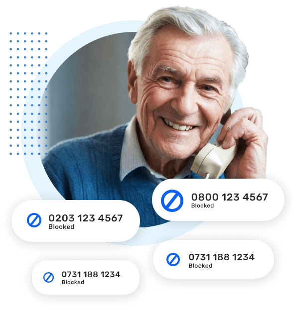 Phonely List of blocked numbers
